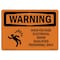 Signmission OSHA Warning Sign, 7" Height, 10" Width, Rigid Plastic, High Voltage Electrical Room, Landscape OS-WS-P-710-L-12179 - alternate 1